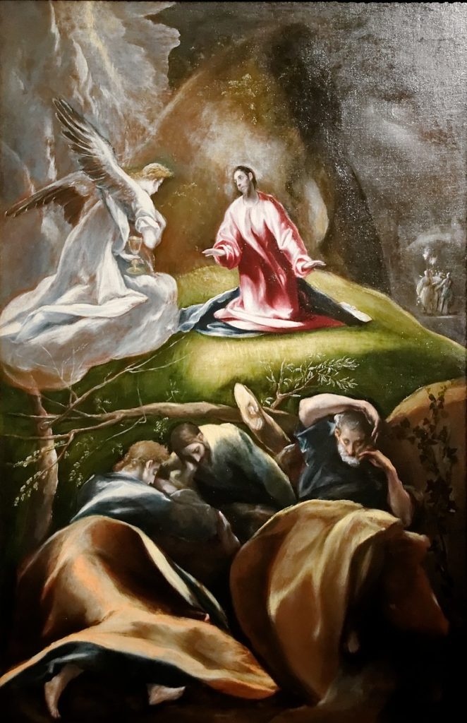 Agonie dans le Jardin, El Greco, musée des Beaux-Arts de Budapest