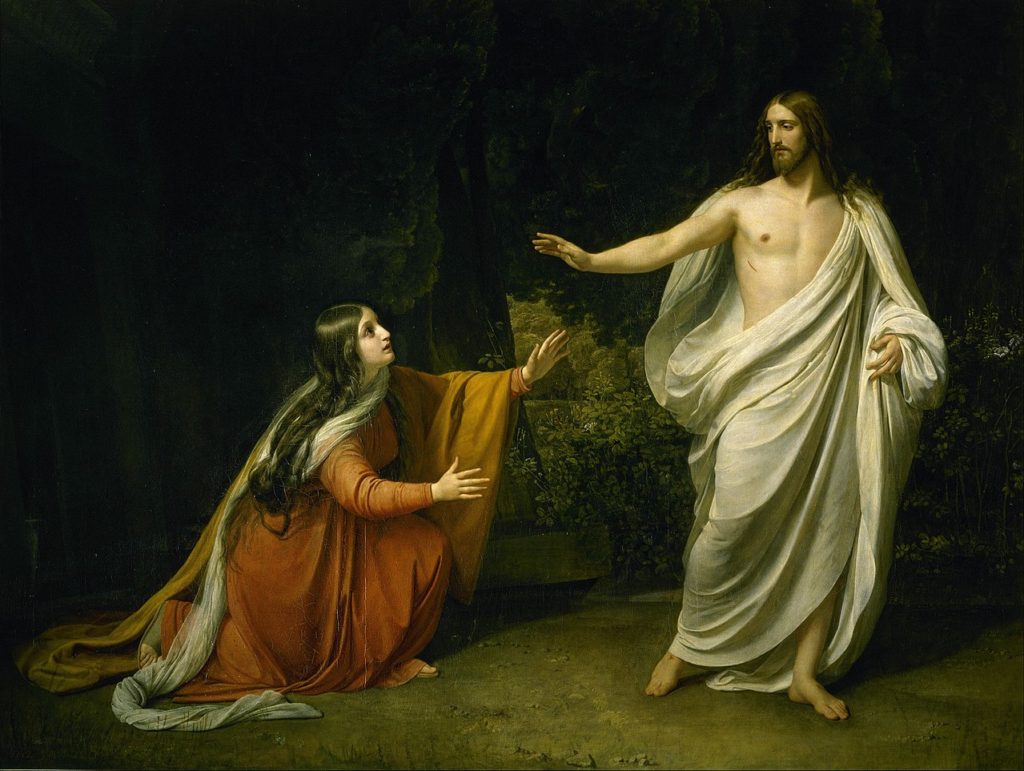 Apparition du Christ à Marie-Madeleine, Alexander Ivanov, 1834
