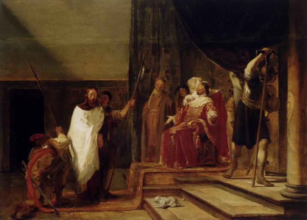 Christ devant Hérode, Nicolaes Knupfer, XVIIe